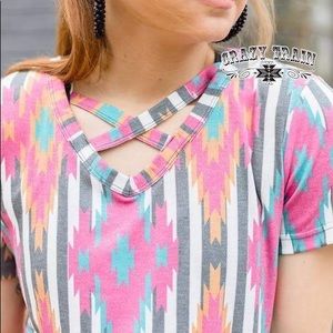 Carney Ride Cross Top